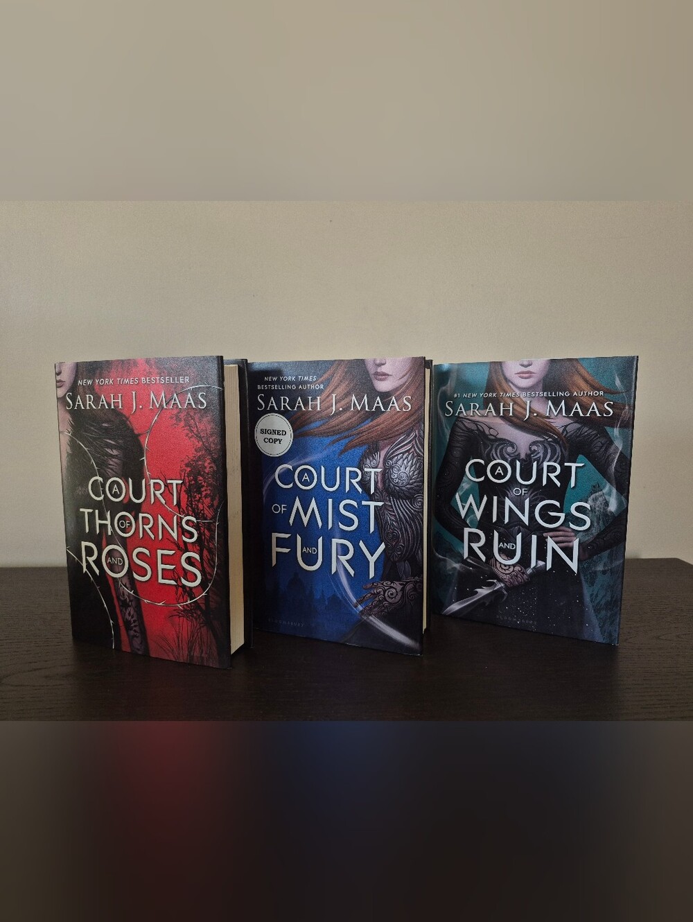 OG ACOTAR Series Covers + Signed Copy Of ACOMAF And Indigo Exclusive ACOWAR